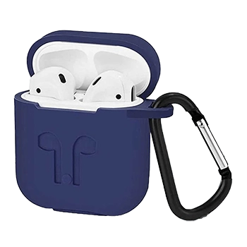 کاور محافظ سیلیکونی به همراه یک بند نگهدارنده مناسب برای کیس Apple AirPods